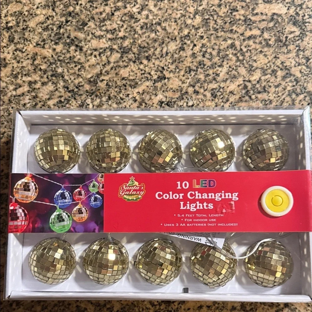 Gold LED Color Changing Lights